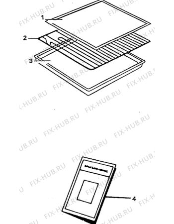 Взрыв-схема плиты (духовки) Voss 67492 - Схема узла H10 Oven Furniture, Users manual